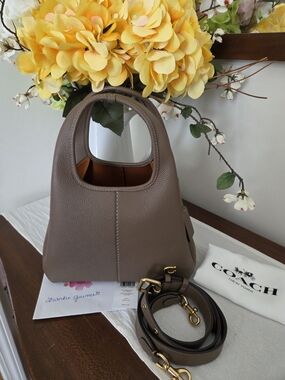 Coach Lana 23 NWT Dark Stone